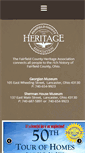 Mobile Screenshot of fairfieldheritage.com